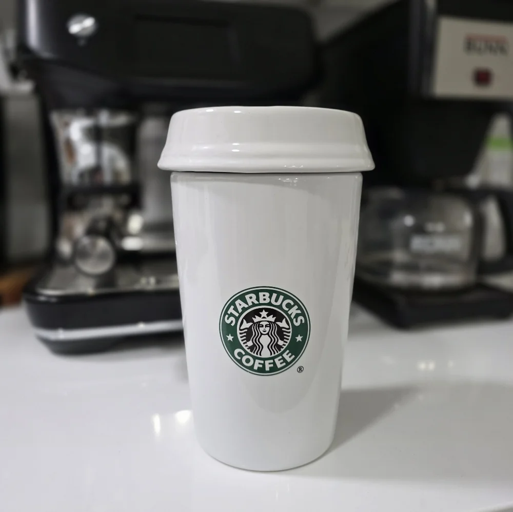 Vintage Starbucks Barista Coffee Canister, from the year 2000.